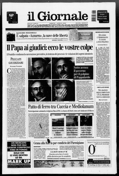 Il giornale : quotidiano del mattino